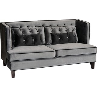 Moulin Colored Piping Loveseat