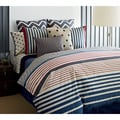 Tommy Hilfiger Reading Room Striped 3-piece Reversible Comforter Set