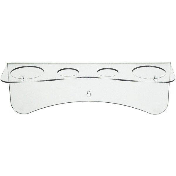 Stylist Clear Black Wall-mountable Organizer