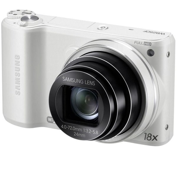 Samsung WB200F WiFi 16.4MP White Smart Digital Camera