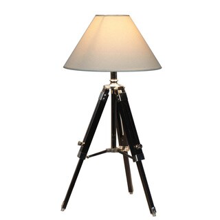 White Navy Tripod Table Lamp