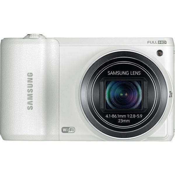 Samsung WB800F Smart 16.3MP Wi-Fi White Digital Camera