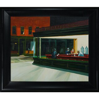 For sale Edward Hopper 'Night Hawks, 1942' Hand Painted Framed Canvas Art