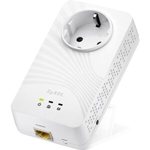 ZyXEL 600 Mbps Powerline Gigabit Pass-Thru Ethernet Adapter