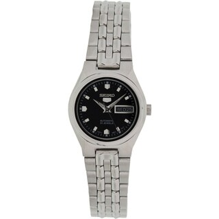 Seiko Women's '5 Automatic' Silvertone Stainless Steel Automatic Watch
