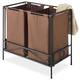 Whitmor Folding Java Double Hamper