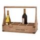 Wood Wine Basket Unique Home Accents