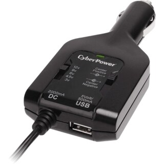 CyberPower CPUDC1U2000 DC Universal Power Adapter 3-12V 2000mA and 2.