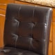 Christopher Knight Home Macbeth Espresso Brown Leather Counter Stools (Set of 2)