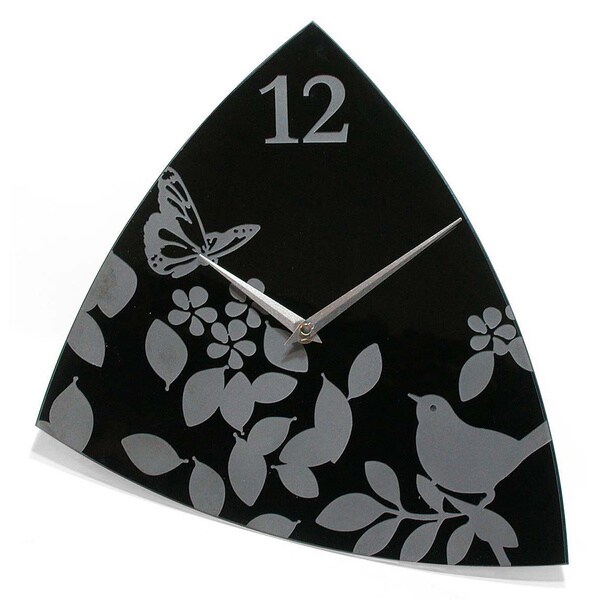 Age of Aviary 14-Inch Glass Open Dial Wall Clock