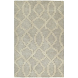 @@@ >  Graffix Hand-Tufted Light Grey Rug (9'6 x 13')