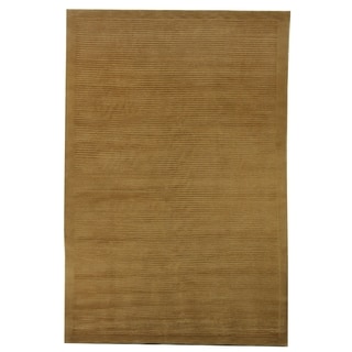(>_<)  Safavieh Hand-knotted Tibetan Straw Wool/ Silk Rug (6' x 9')