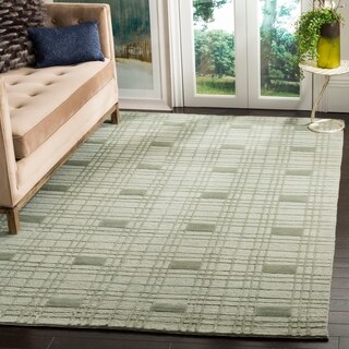 Safavieh Hand-knotted Tibetan Celadon Wool Rug (8' x 10')