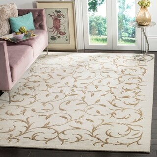 Safavieh Hand-knotted Tibetan Seafoam Wool/ Silk Rug (9' x 12')