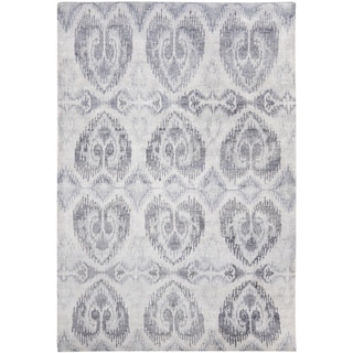 Safavieh Hand-knotted Tibetan Sterling Wool/ Viscose Rug (6' x 9')