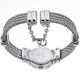 Charriol Women's 'St Tropez' Diamond Dial Stainless Steel Mini Watch