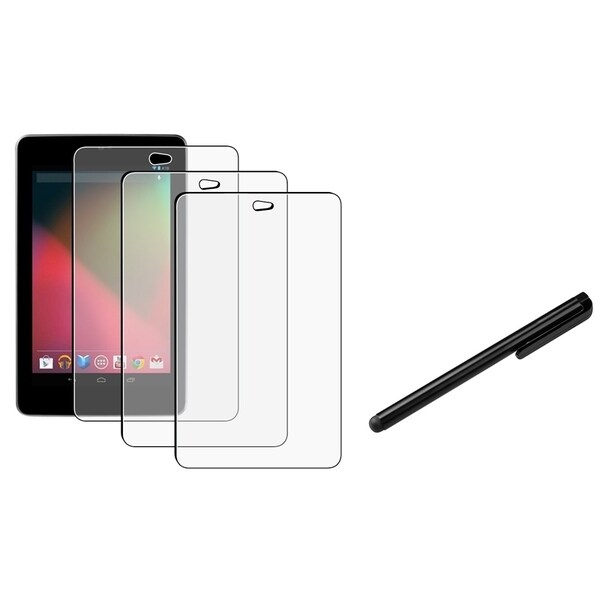 BasAcc LCD Stylus/ Screen Protector Set for ASUS Google Nexus 7 Tablet