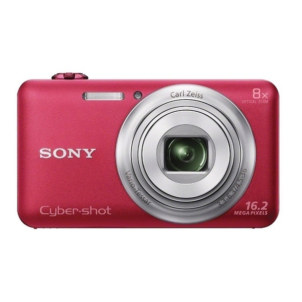 Sony Cyber Shot DSC-WX80 WiFi 16.2MP Red Digital Camera