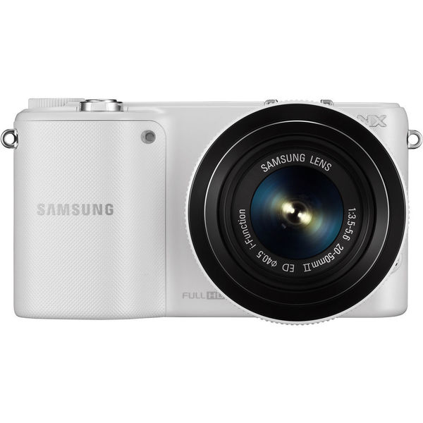 Samsung NX2000 Mirrorless White Digital Camera 20-50mm f/3.5-5.6 Lens