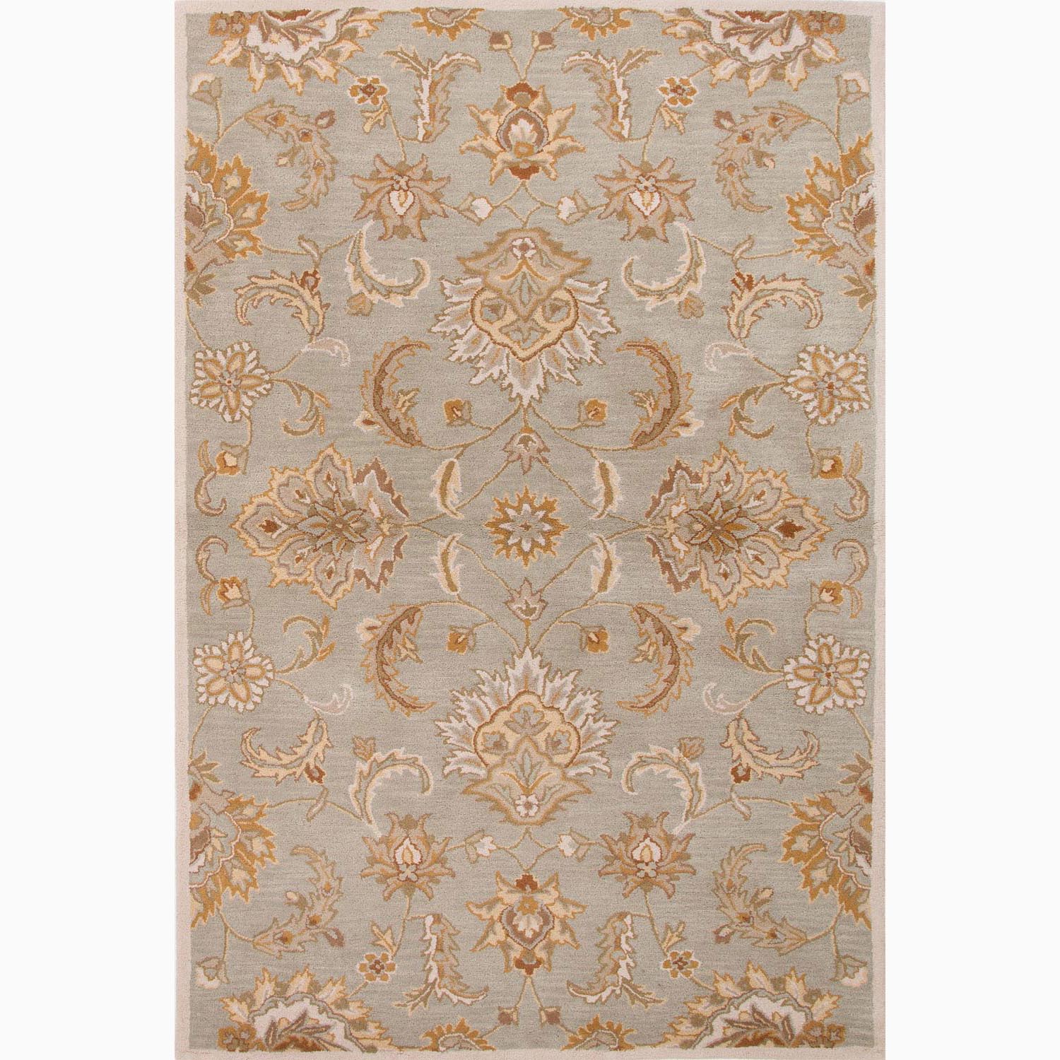 Sale Price Handmade Blue/ Ivory Wool Easy Care Rug (9 x 12)