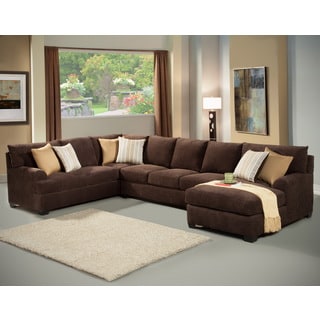 See Reviews Furniture of America Zian 3-piece Modern Micro Denier Upholstery Sectional