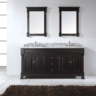 Virtu USA Huntshire 72-inch Double Sink Bathroom Vanity Set