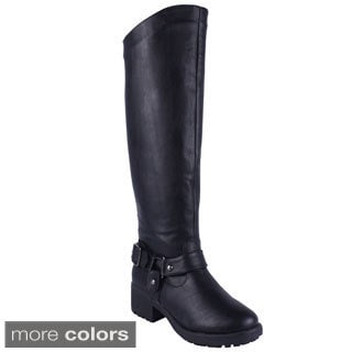 Anna Women's 'NB200-48' Knee-high Riding Boots