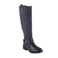 Anna Women's NB200-49 Fabric Shaft Knee High Boots