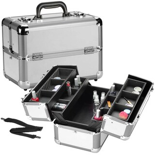 Seya Heat Resistant Pro Silver Aluminum Makeup Case