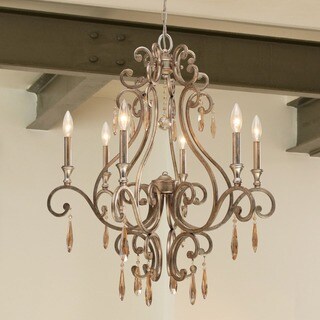 Shelby 6-light Distressed Twilight Chandelier