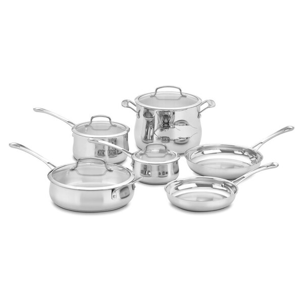 Cuisinart Contour 10-piece Stainless Steel Cookware Set