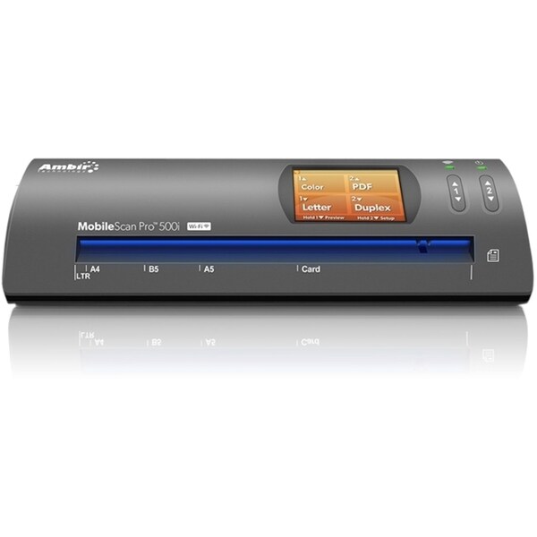 Ambir MobileScan Pro DS500i Sheetfed Scanner - 600 dpi Optical