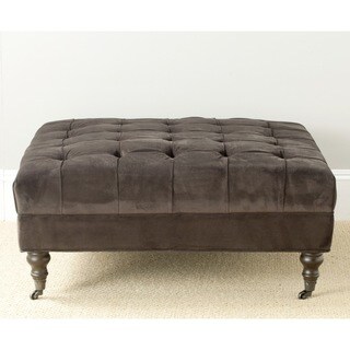 Compare Price Safavieh Clark Graphite Grey Cocktail Ottoman