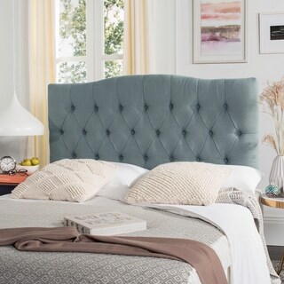 Safavieh Axel Sky Blue Tufted Headboard (Queen)