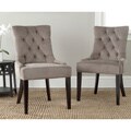 Safavieh Ashley Mushroom Taupe Side Chairs (Set of 2)
