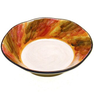 Tortoise Shell Ceramic Pasta Bowl (Italy)