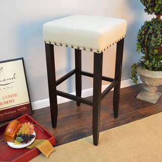 Marco 31-inch Upholstered Nailhead Bar Stool