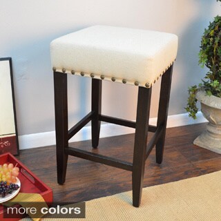 Marco 25-inch Upholstered Nailhead Counter Stool