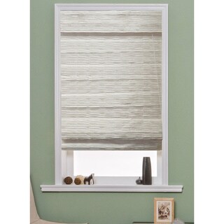 Charming Nicole Creme Roman Shades