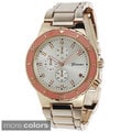 Geneva Platinum Women's Polished Color Pop Link Watch
