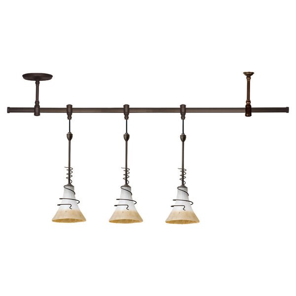Saratoga 1-light Antique Bronze Pendant Rail Kit