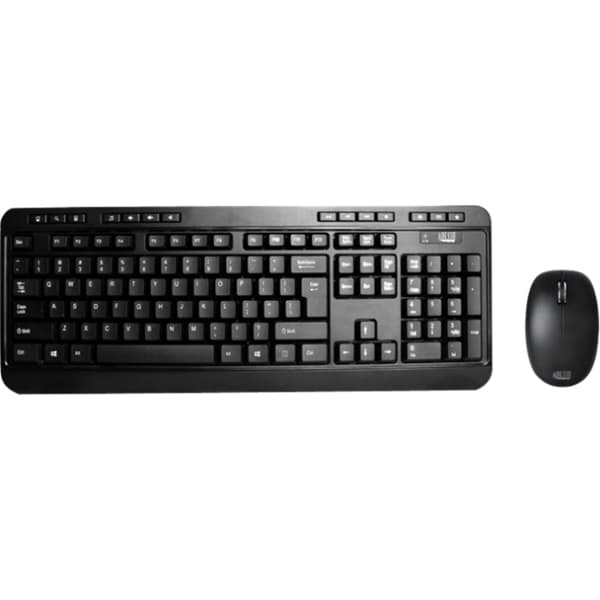 Adesso 2.4 GHz Wireless Desktop Keyboard & Mouse Combo