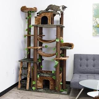  cat trees are made with liana wood, a unique natural material that