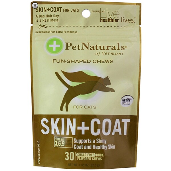 Pet Naturals of Vermont Skin/ Coat Fun-shaped Chews