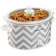 Hamilton Beach 33234 Chevron Pattern 3-quart Slow Cooker