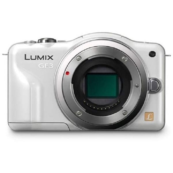 Panasonic Lumix DMC-GF3 12.1MP White Digital Camera Body Only