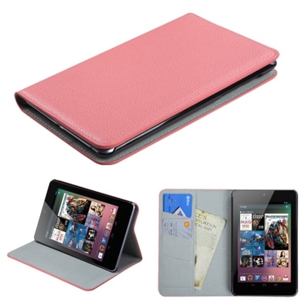 BasAcc Pink Premium MyJacket Wallet for Google Nexus 7