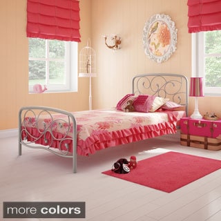 Amisco Serpentine Twin-size Headboard and Footboard