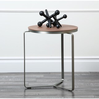 ABBYSON LIVING Clara Walnut End Table