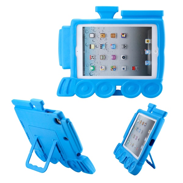 Gearonic Blue Children Safe Protective Foam Train Shape Case for iPad Mini iPad mini 2 Retina Display
